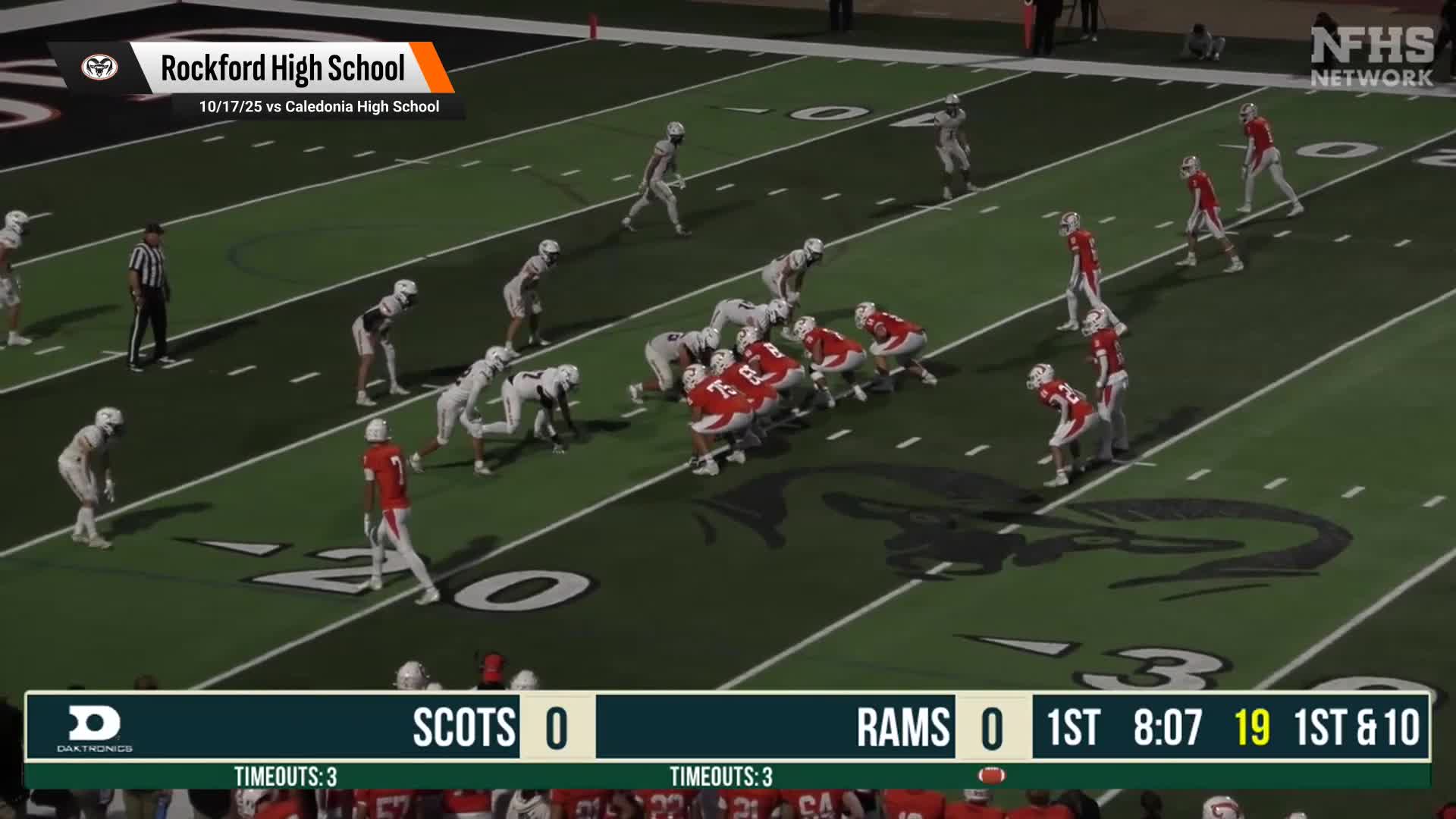 Football Recap: Rockford Piles Up the Points Against West Ottawa