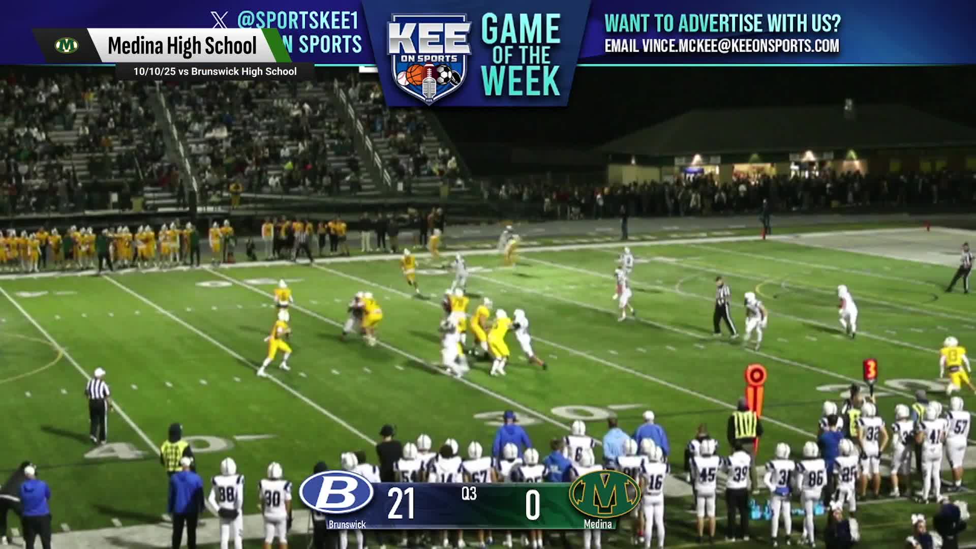 Football Recap: Medina Puts Losing Streak Behind Them + How To Watch