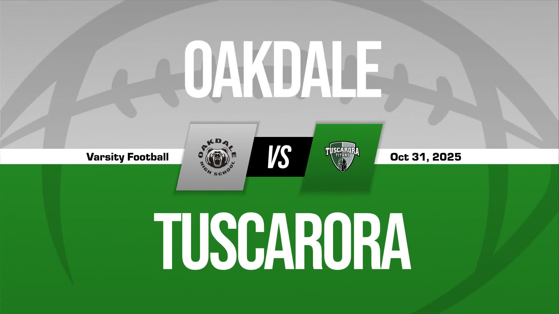 Football Recap: Tuscarora Falls Short of Urbana in the Playoffs + How To Watch