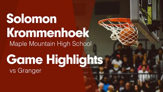Solomon Krommenhoek Game Report: vs Salem Hills