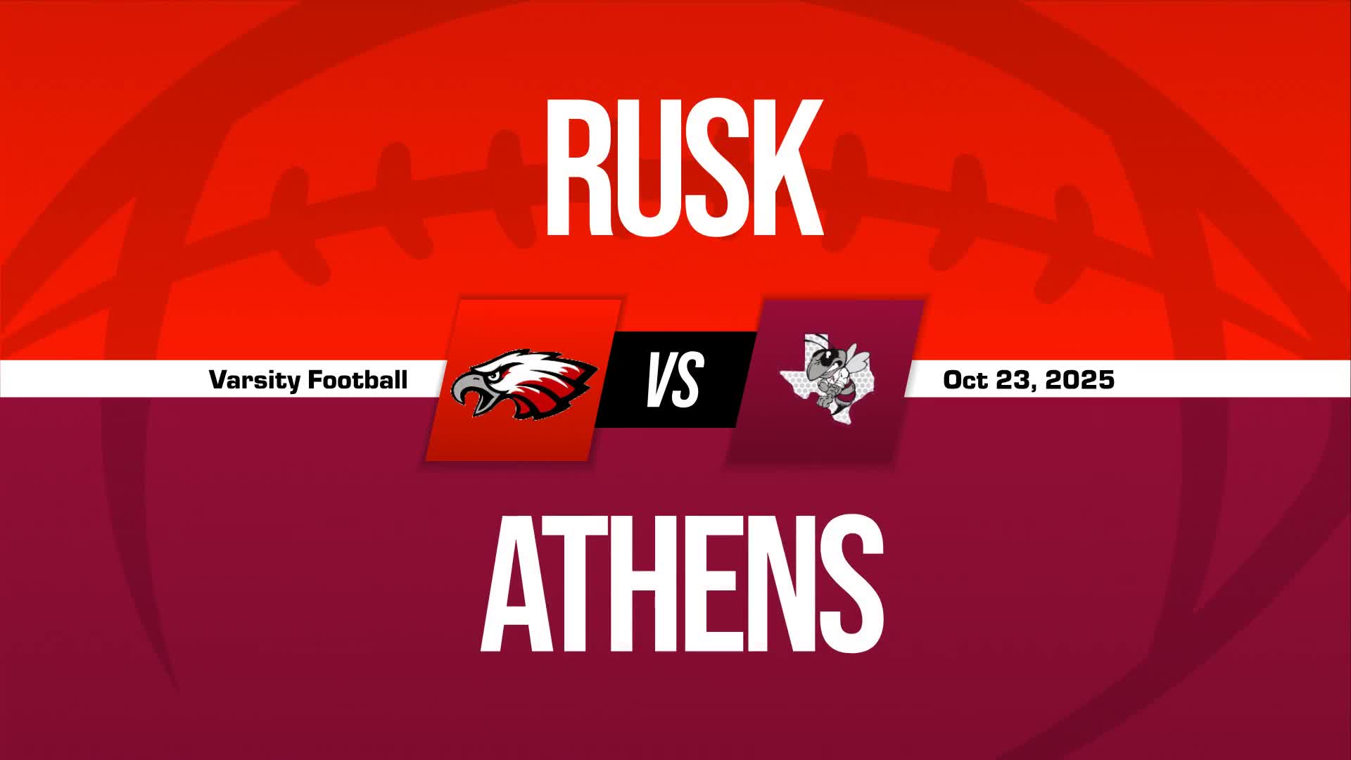 Football Game Preview: Rusk Eagles vs. Center Roughriders