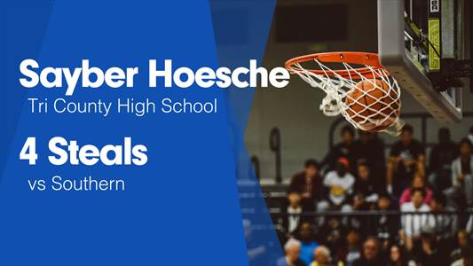 Basketball Recap: Sayber Hoesche Key Part of a Team Effort in Tr