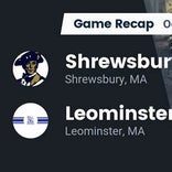 Football Game Recap: Shrewsbury Colonials vs. Leominster Blue Devils