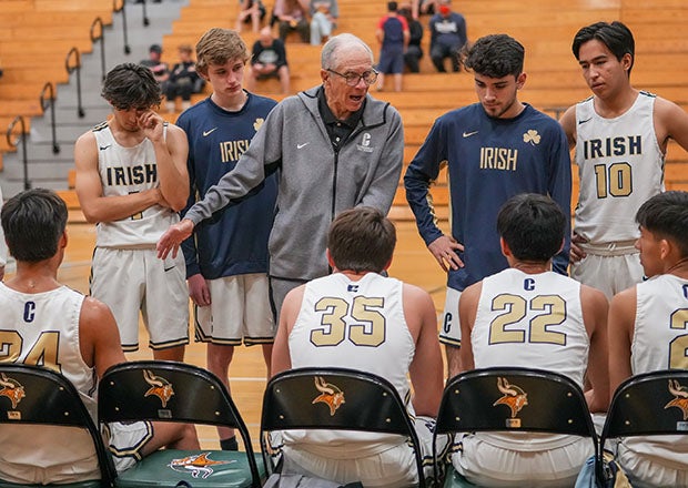 After 54 years on the sideline, Tony Harper of Cathedral (El Paso, Texas) is retiring with 1,159 wins – the second-best total in state history. (PHOTO: Chris Stanley)