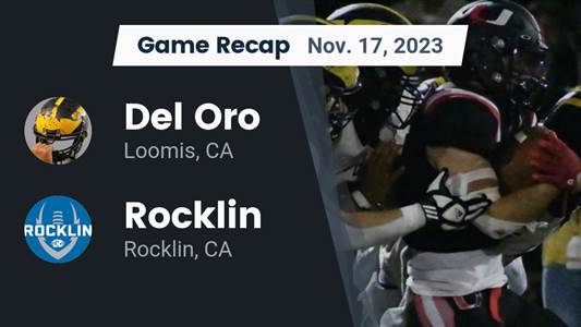 Football Game Recap: St. Mary's Rams vs. Rocklin Thunder