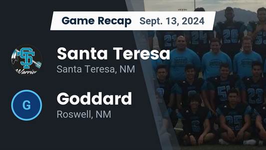 Football Recap: Goddard Skates Past Santa Teresa with Ease