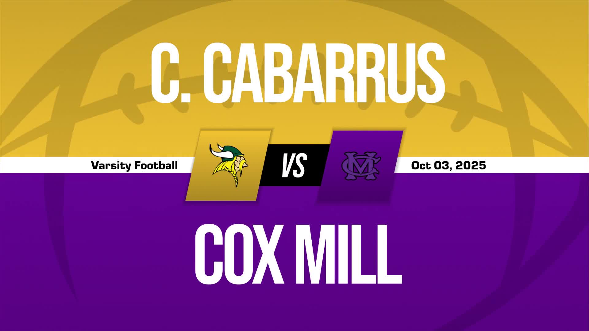 Football Game Preview: Cox Mill Chargers vs. Hickory Ridge Ragin' Bulls + How To Watch