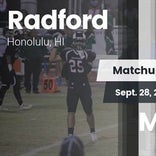 Football Game Recap: Radford vs. Moanalua
