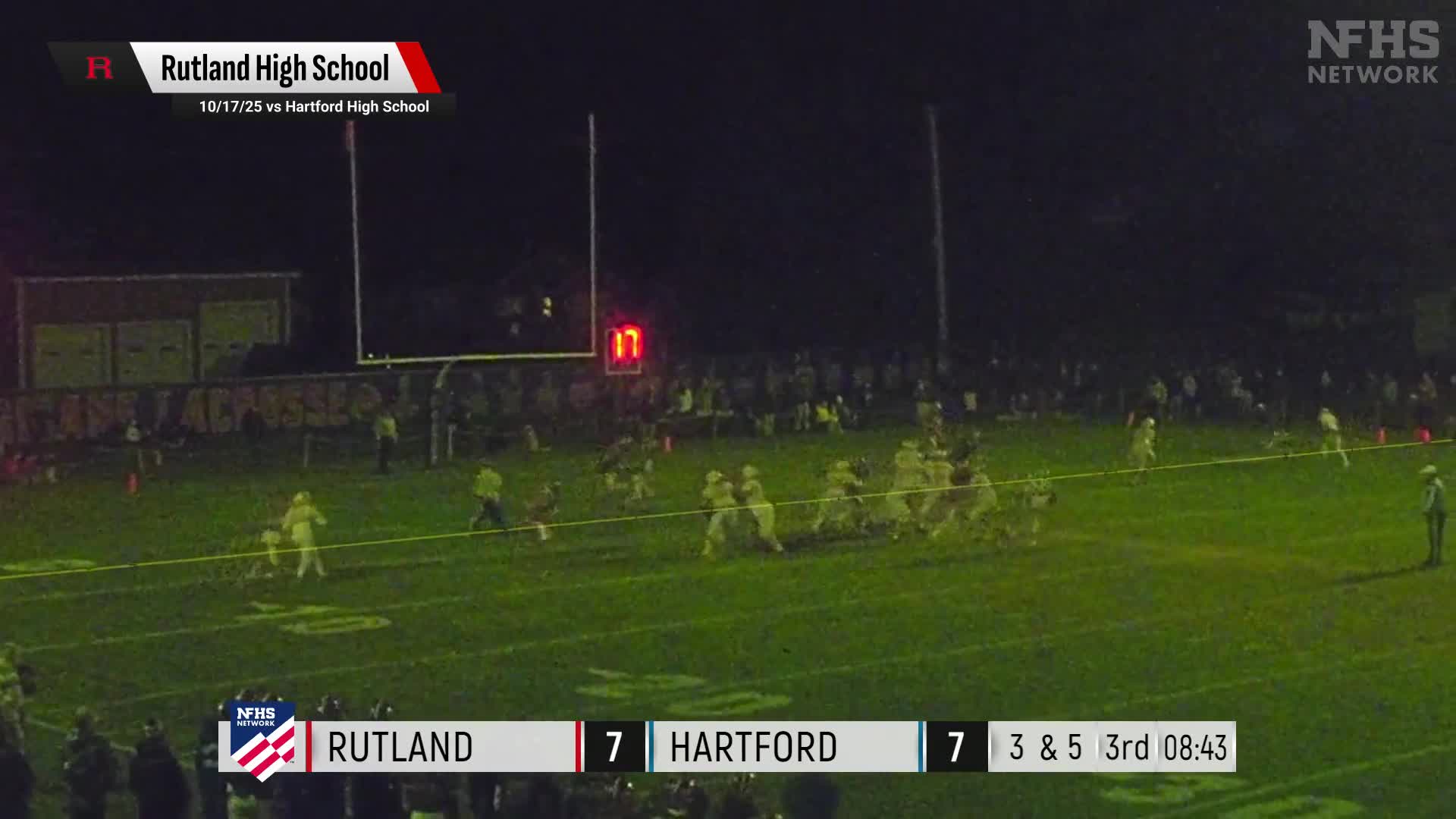 Football Recap: Rutland Takes Down Mount Anthony in a Playoff Battle + How To Watch