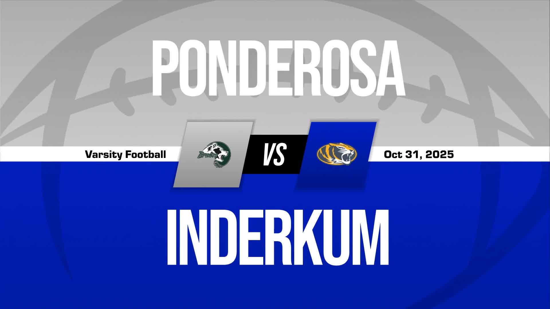 Football Game Preview: Ponderosa Bruins vs. Oakdale Mustangs + How To Watch