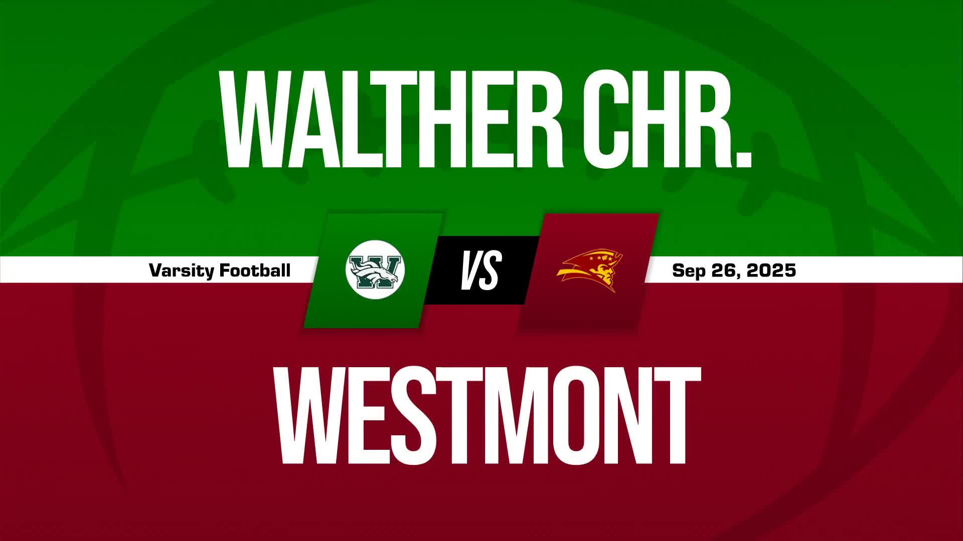 Football Game Preview: Westmont Sentinels vs. Walther Christian Academy Broncos + How To Watch