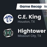Football Game Recap: Fort Bend Hightower Hurricanes vs. King Panthers