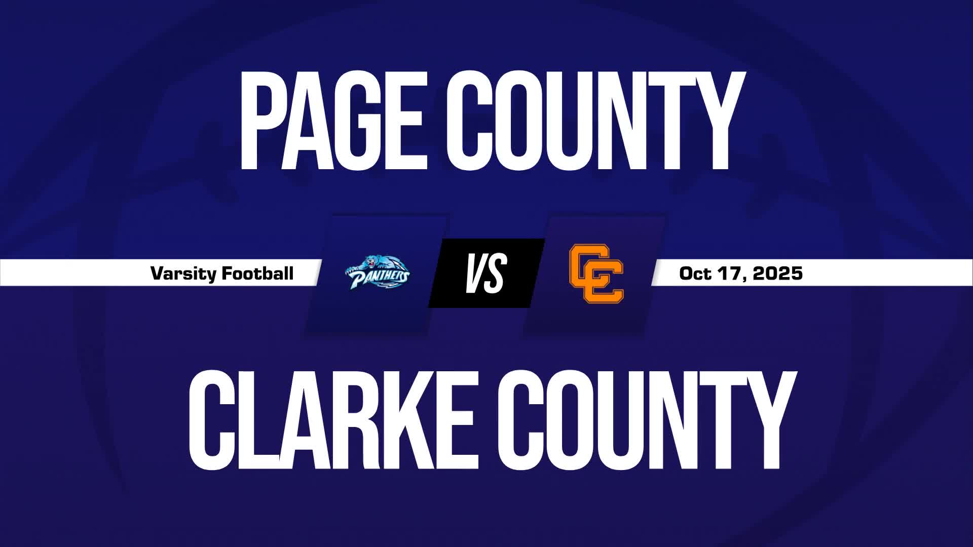 Football Game Preview: Clarke County Eagles vs. Strasburg Rams + How To Watch