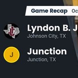 Junction vs. Johnson City