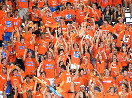 The Gorman student body wouldn't let their team let down.