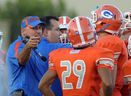 Gorman coach Tony Sanchez always keep things upbeat and impassioned.