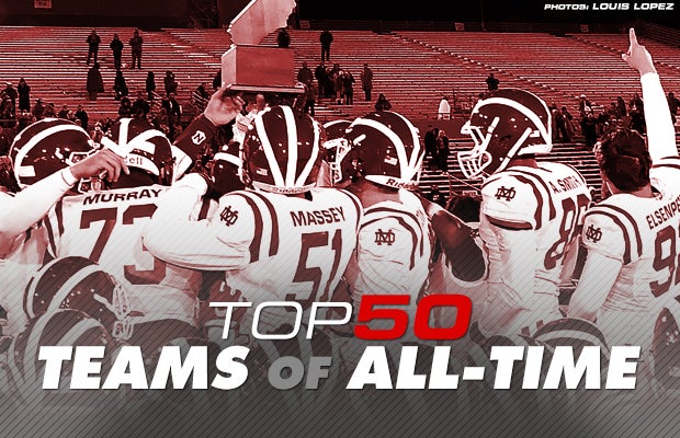 Ranking the best high school teams of the “modern era”