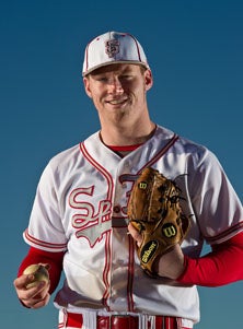 Kayden Porter is considered a Top 50
draft pick as a pitcher but many,
including his coach, think he's a
once-in-a-lifetime hitter.