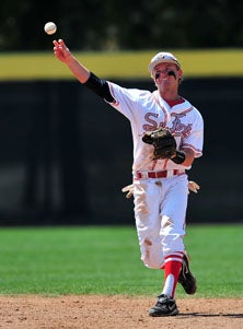Spanish Fork shortstop Hayden Nielsen
made three sterling plays and drove
in two runs on Monday.