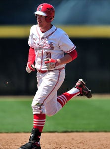 One of two times, Kayden Porter had
to round the bases on Monday.