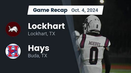 Football Recap: Lockhart Comes Up Short