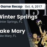 Football Game Preview: Winter Springs vs. North Marion