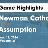 Basketball Game Preview: Newman Fighting Cardinals vs. Rib Lake Redmen