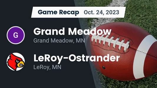 Football Game Recap: LeRoy-Ostrander Cardinals vs. Spring Grove Lions
