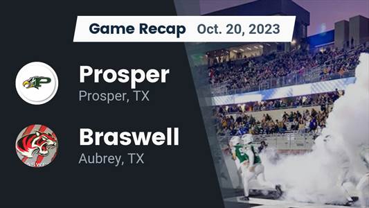 Prosper beats Braswell for their fifth straight win