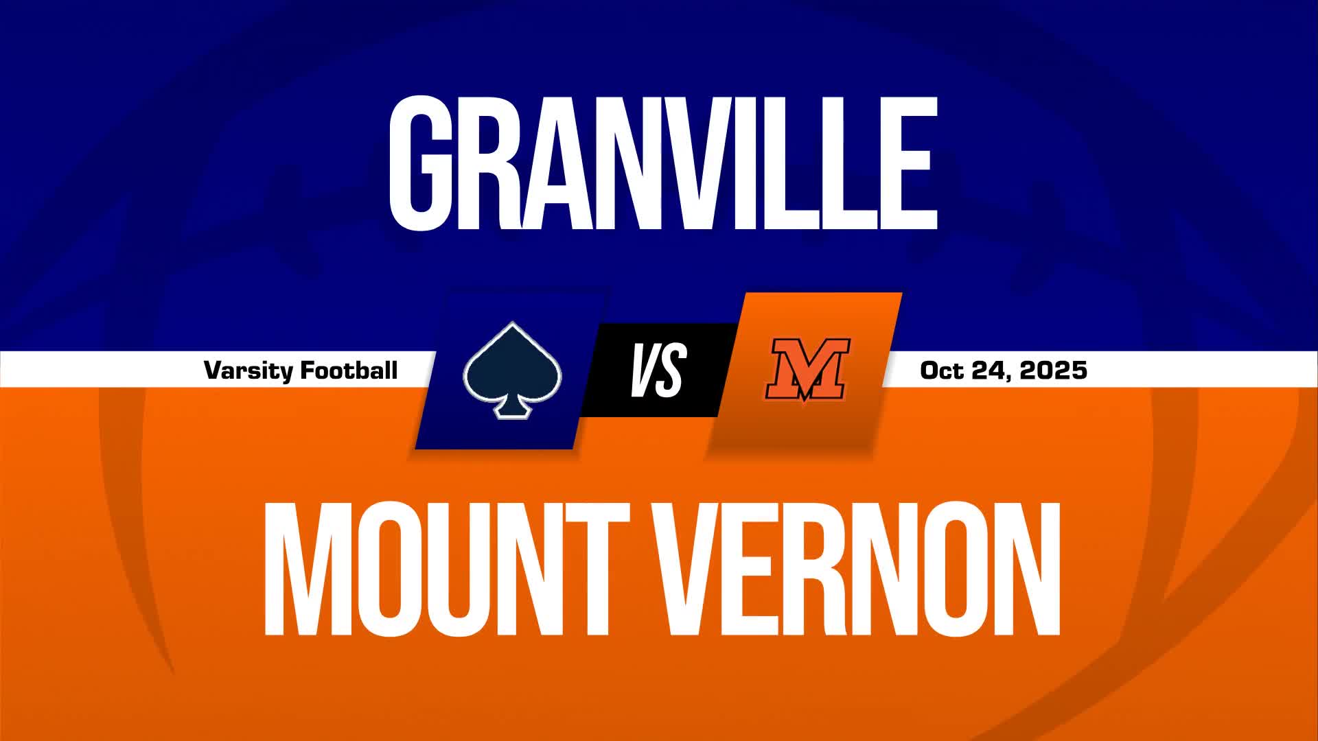 Football Recap: Granville Wins Going Away Against Mt. Vernon