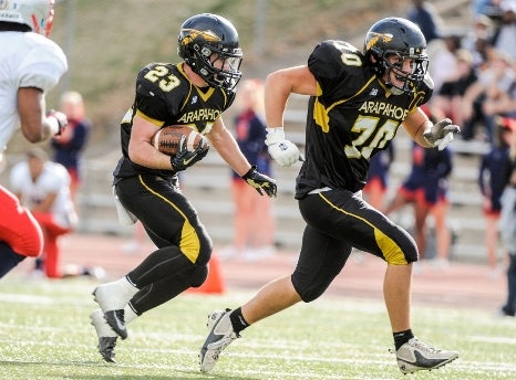 Arapahoe running back Jose Cancanon is the seventh-leading rusher in Class 5A with 1,417 yards. The Warriors will need his production against Valor Christian in a state quarterfinal this weekend.