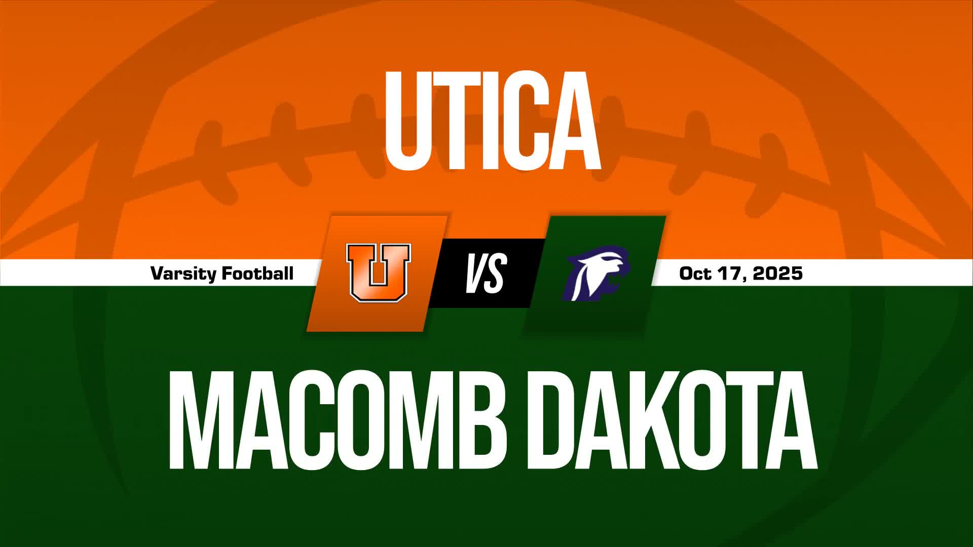 Football Game Preview: Dakota Cougars vs. Utica Chieftains