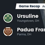 Football Game Recap: New Philadelphia Quakers vs. Ursuline Fighting Irish