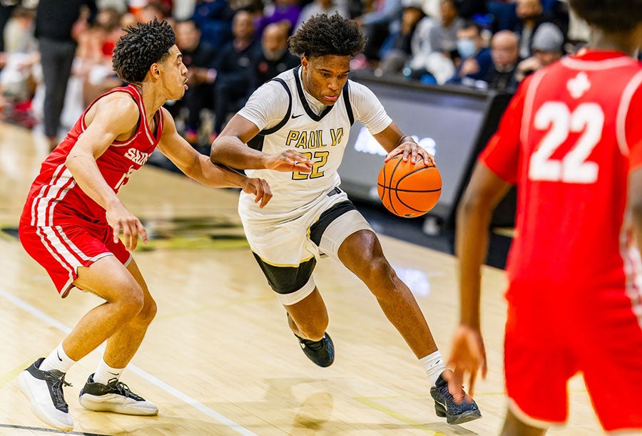 Brian Mitchell Jr. scored 10 points in the first half, including knocking down an NBA range 3-pointer in the closing seconds of the second quarter. (FILE PHOTO: David Custer)