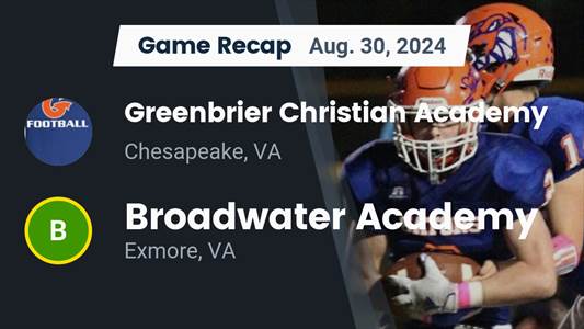 Football Game Preview: Broadwater Academy Heads Out