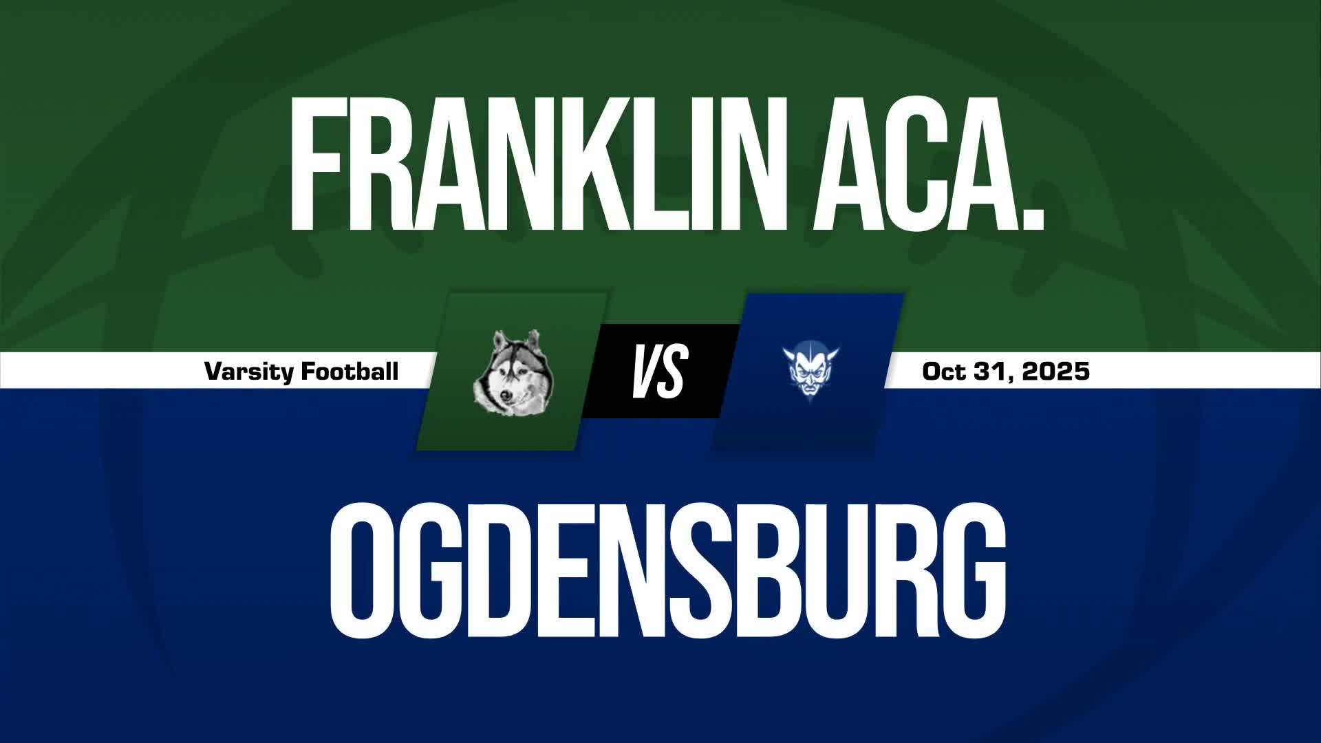 Football Game Preview: Ogdensburg Free Academy Blue Devils vs. Potsdam Sandstoners + How To Watch