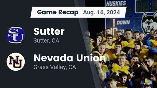 Football Recap: Sutter Skates Past Marysville with Ease