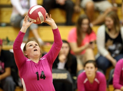 Setter Skylar Lane and Rock Canyon begin the 2016 atop the Class 5A volleyball rankings. The Jaguars also are ranked No. 50 in the MaxPreps national rankings.