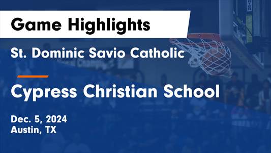 Basketball Game Preview: Savio Eagles vs. Weiss Wolves