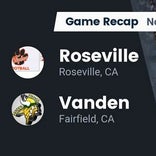 Football Game Recap: Roseville Tigers vs. Vanden Vikings