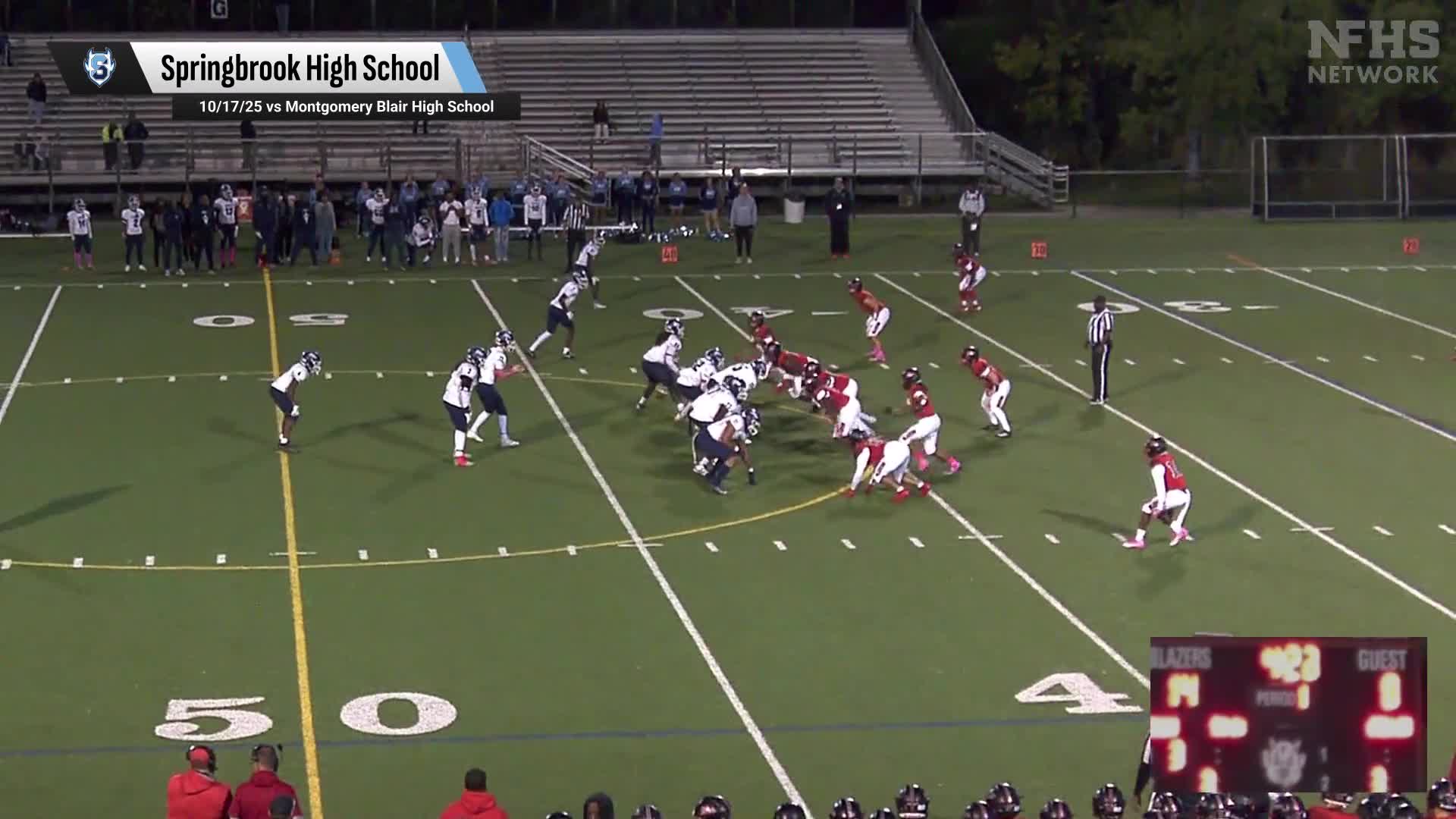 Football Recap: Bethesda-Chevy Chase Skates Past Springbrook with Ease