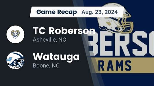 Football Recap: T.C. Roberson Falls to Watauga in First Game of 