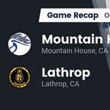 Football Game Recap: Foothill Mustangs vs. Lathrop Spartans