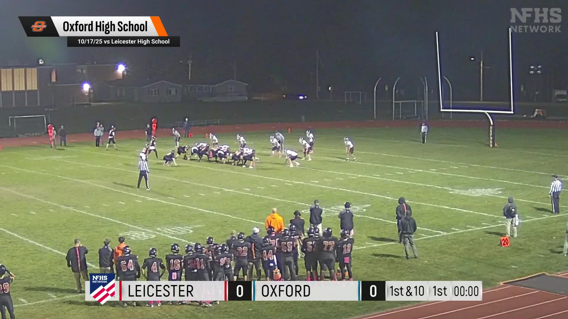 Football Recap: Oxford Comes Up Short Despite  Ethan Odom's Big Defensive Game + How To Watch