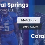 Football Game Recap: Coral Glades vs. Coral Springs