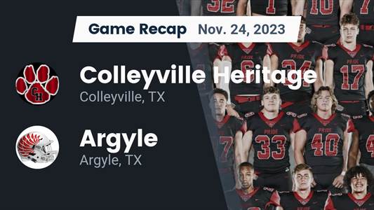 Football Game Recap: Colleyville Heritage Panthers vs. Argyle Eagles