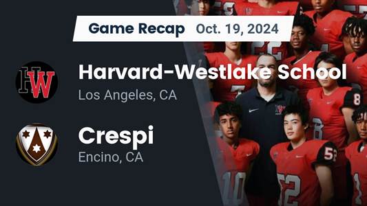 Football Recap: Crespi Triumphant Thanks to a Strong Effort from