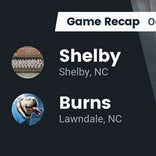 Football Game Recap: Burns Bulldogs vs. Shelby Golden Lions