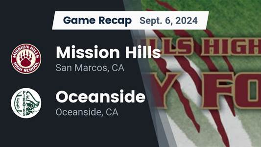 Football Recap: Oceanside Wins Going Away Against Westview