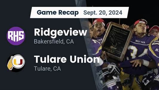 Football Game Preview: Ridgeview Wolf Pack vs. Bakersfield Chris